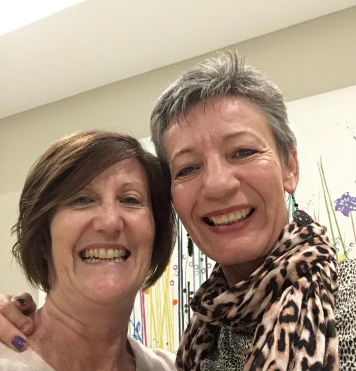 Simone Rutovitz (Segal) with Alice